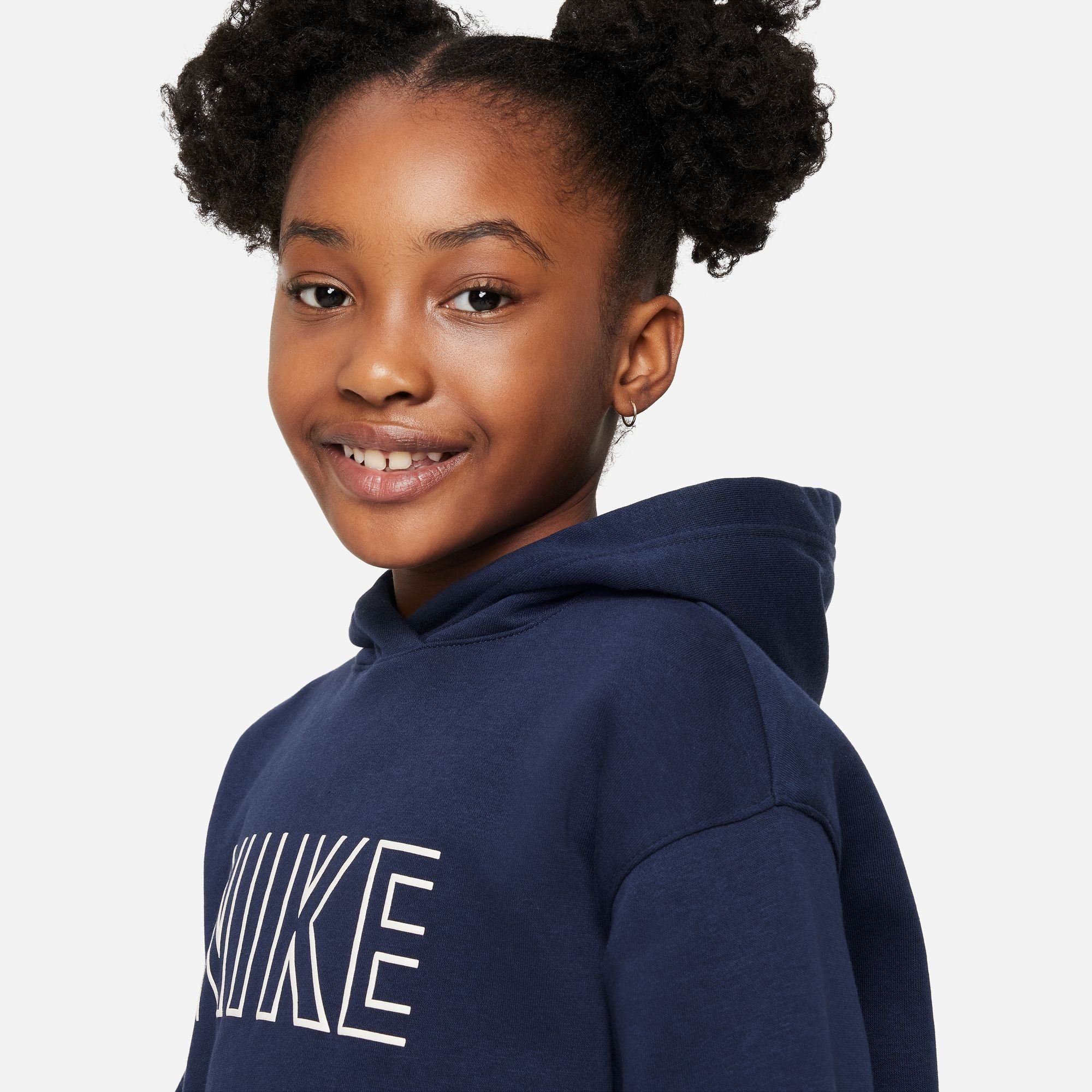 PO HOODIE Kapuzensweatshirt NSW Nike Kinder für Sportswear OBSIDIAN - SW OS