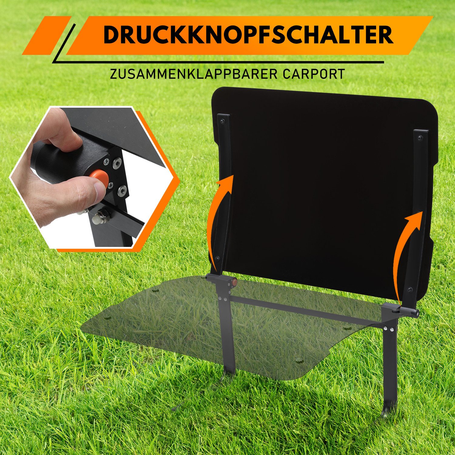 Clanmacy Mähroboter-Garage Rasenmäher ...