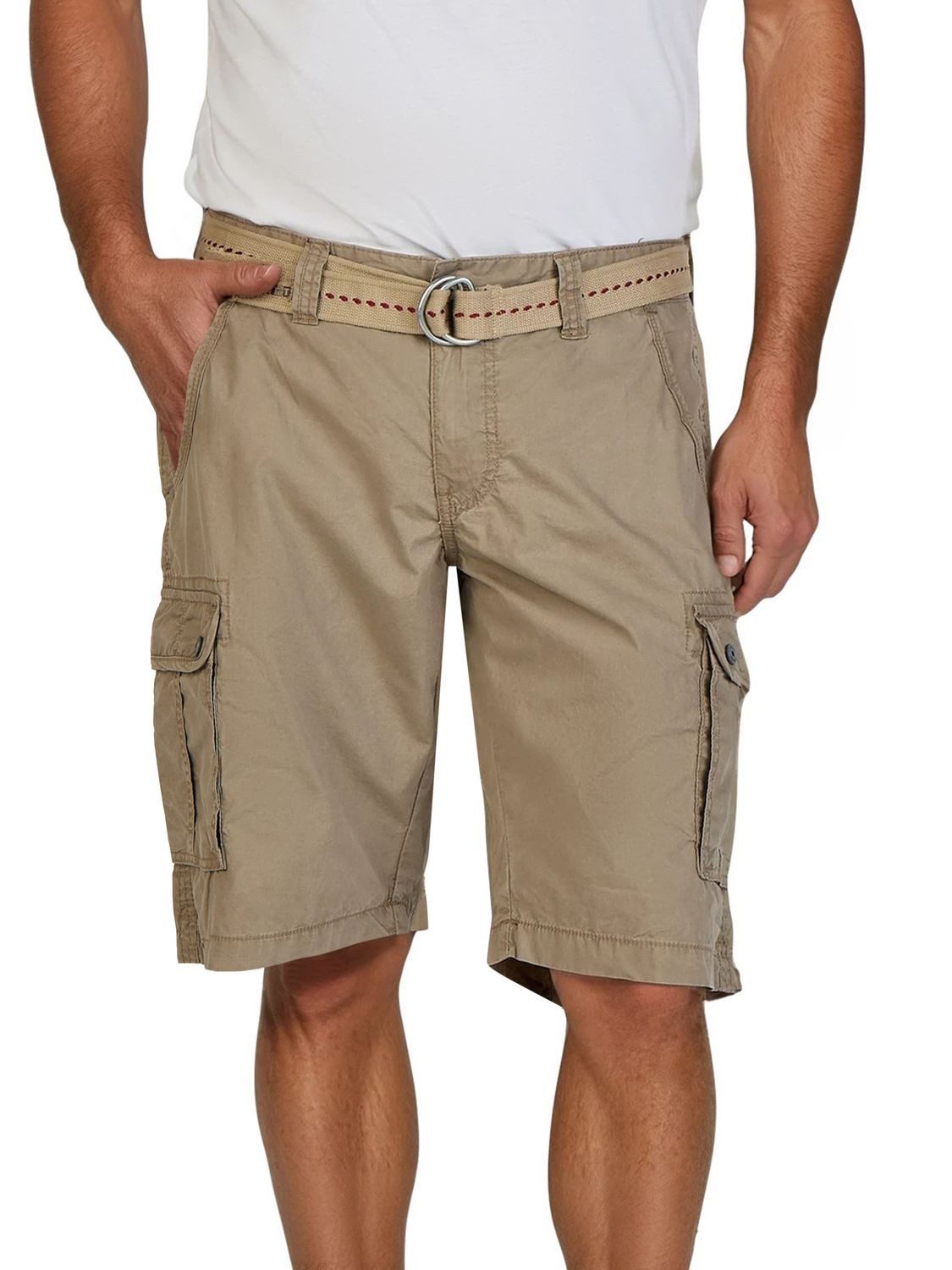 TIMEZONE Cargoshorts Herren Shorts MaguireTZ Regular Fit Bermudashorts mit Gürtel