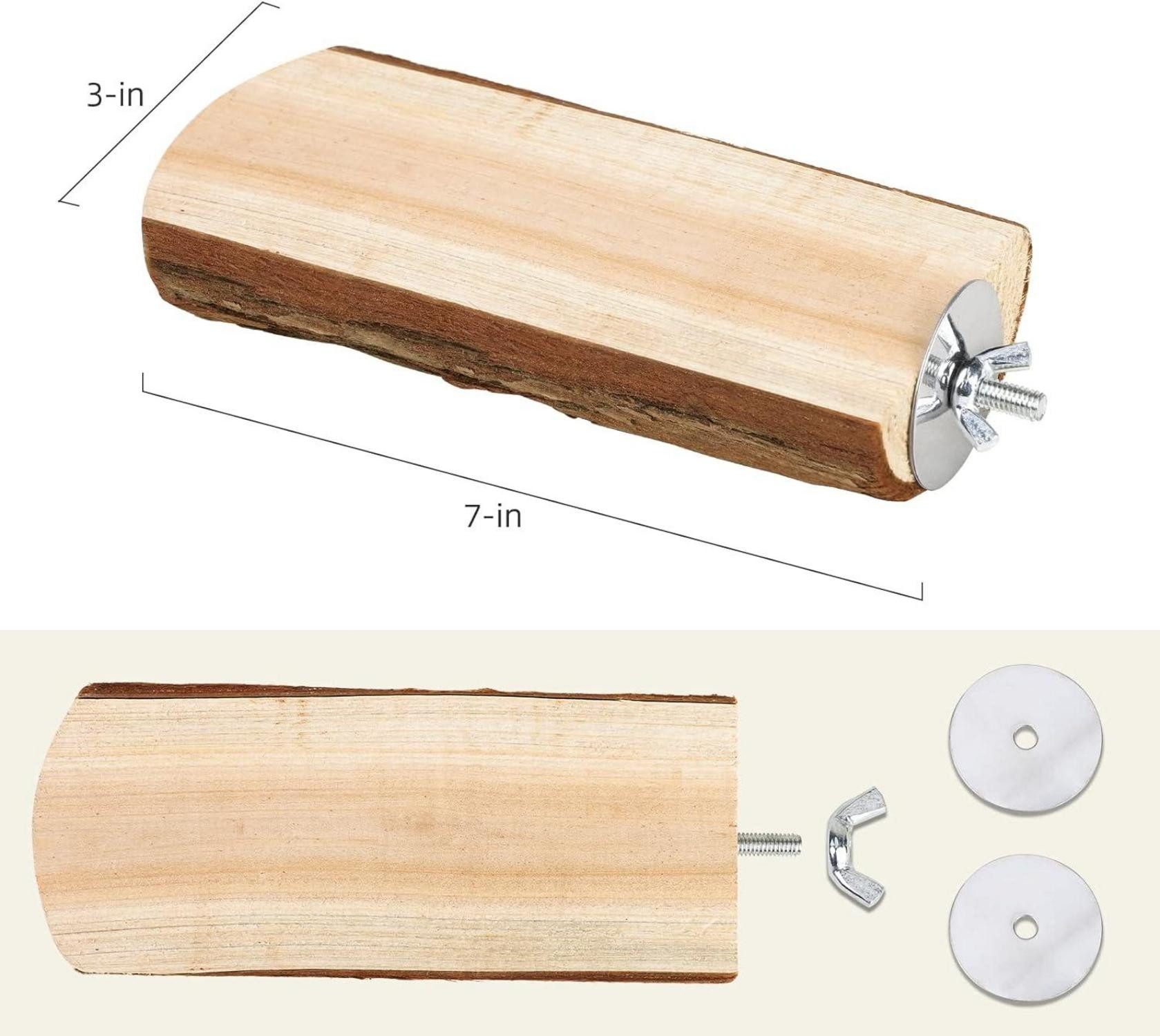LuxusKollektion Vogelkäfig Papageienkäfig Sitzstange Holz Plattform günstig online kaufen