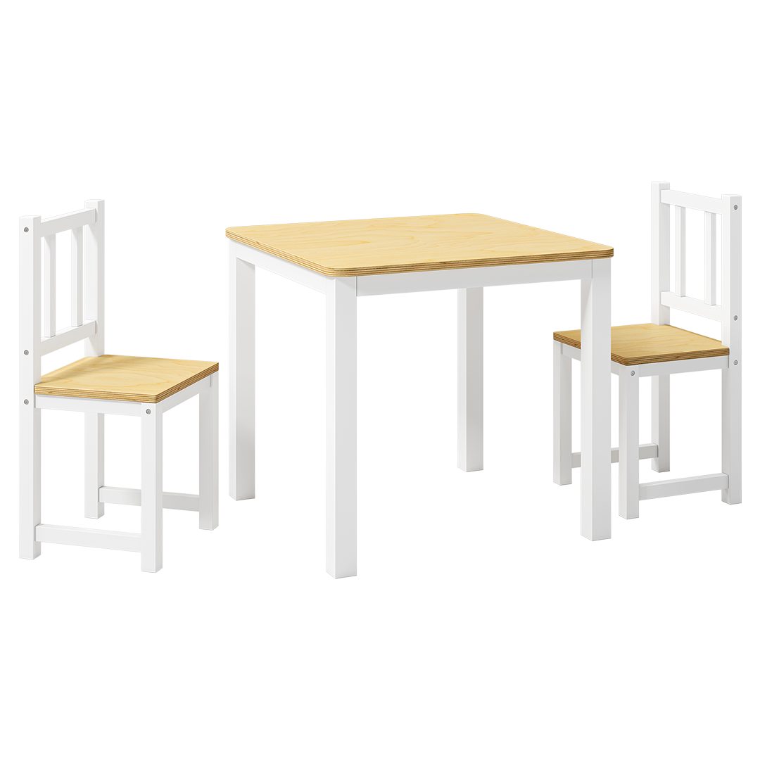 Bellabino Kindersitzgruppe Sora, (2 Stühle und 1 Tisch), Holzsitzgruppe aus günstig online kaufen
