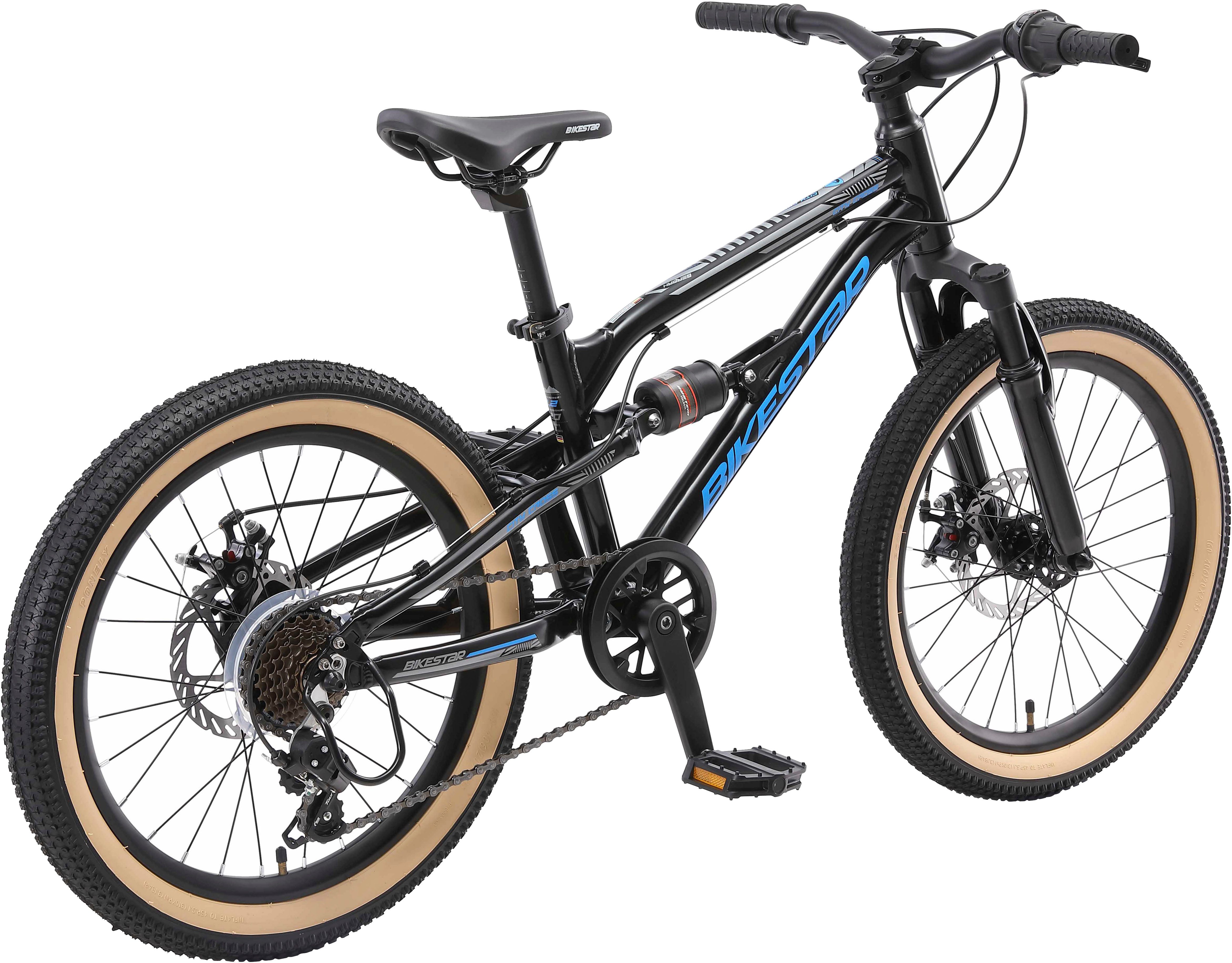 Bikestar youth bicycle, 7-speed Shimano RD-TY21 derailleur, derailleur gears