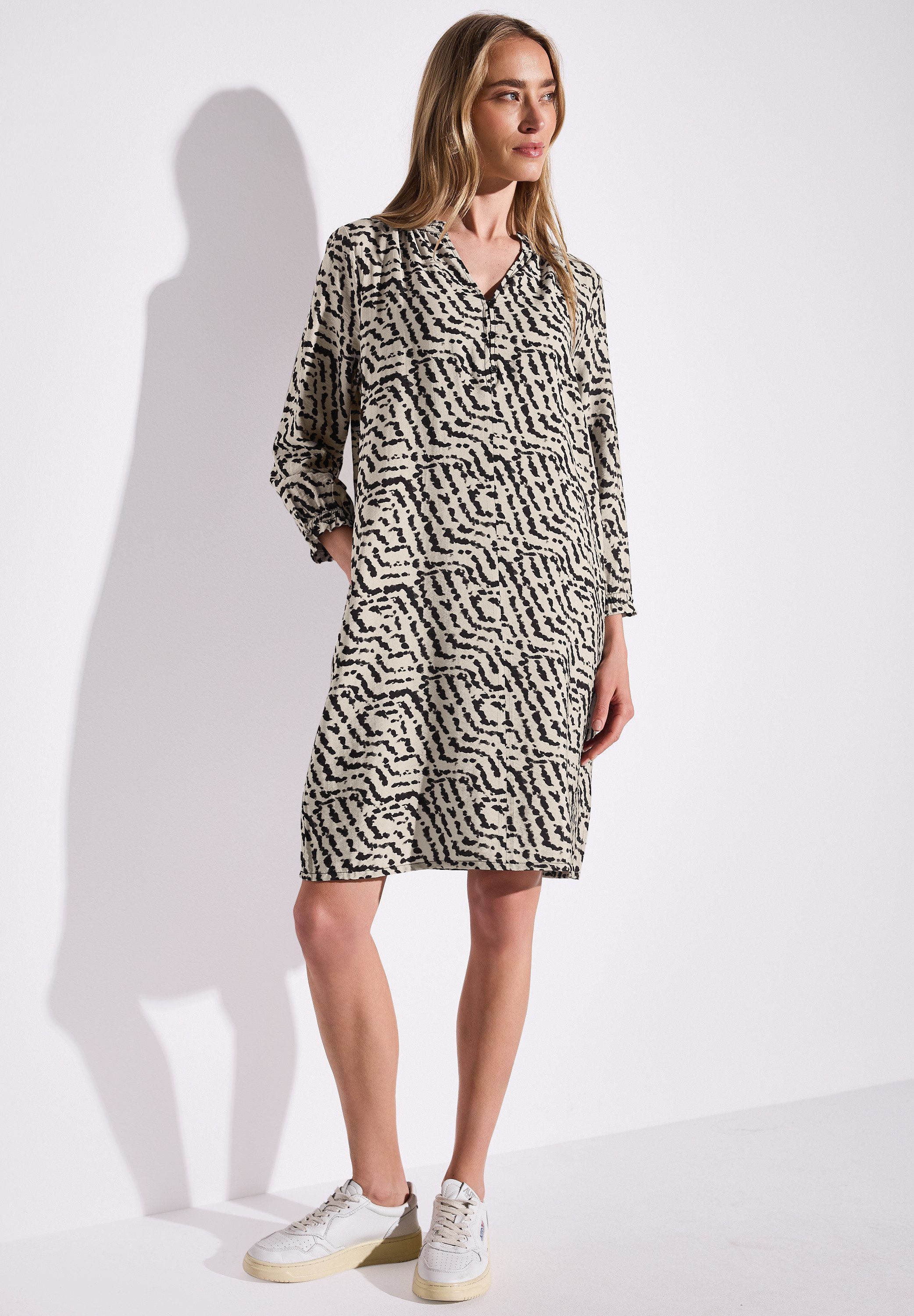 STREET ONE Sommerkleid mit All-Over Print günstig online kaufen