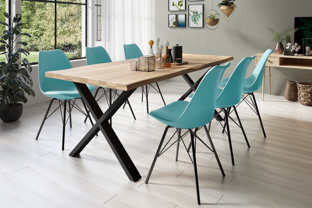 riess-ambiente Esszimmerstuhl SCANDINAVIA MEISTERSTÜCK mint grün/schwarz günstig online kaufen