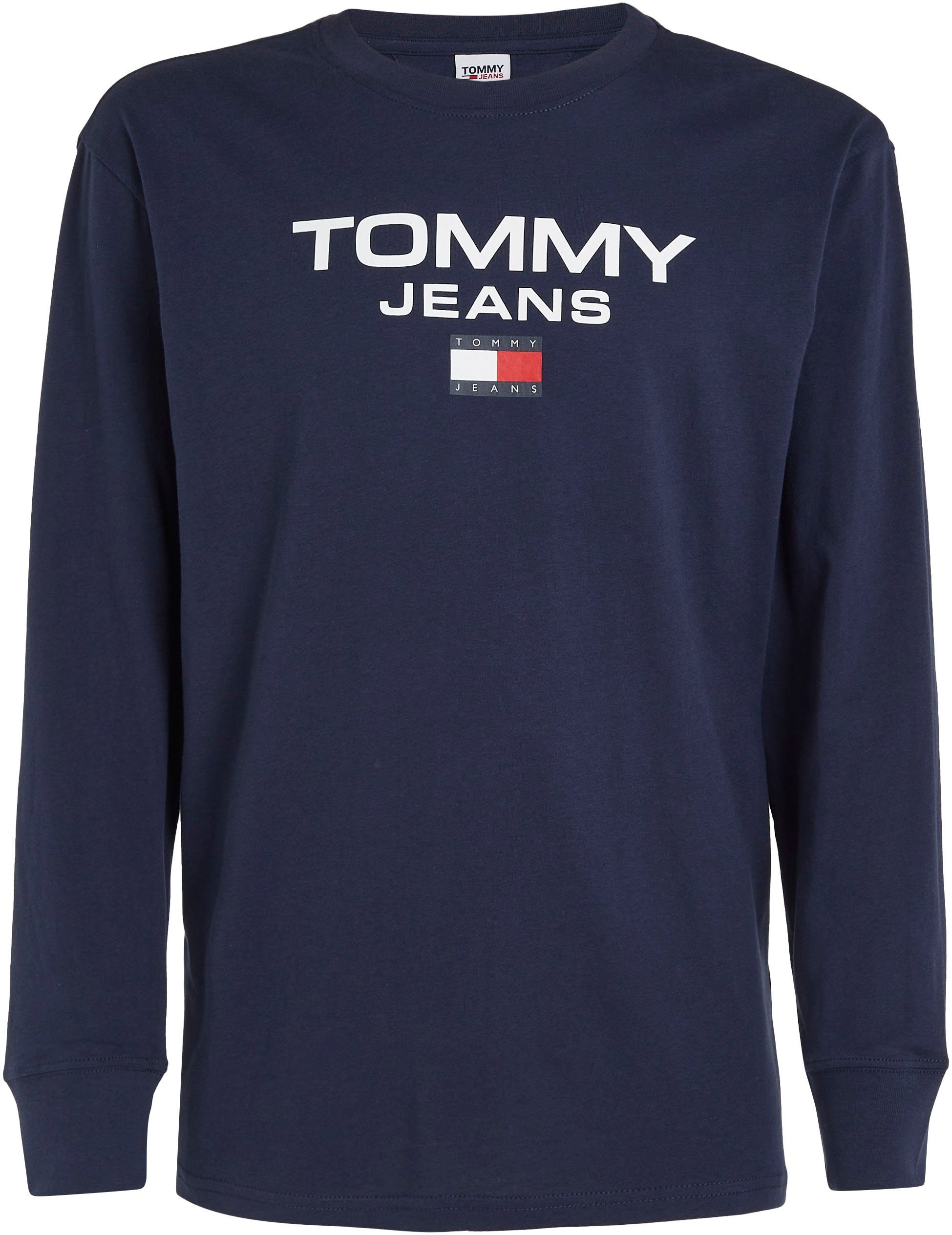 Tommy TEE ENTRY REG Logodruck TJM Black T-Shirt mit Jeans