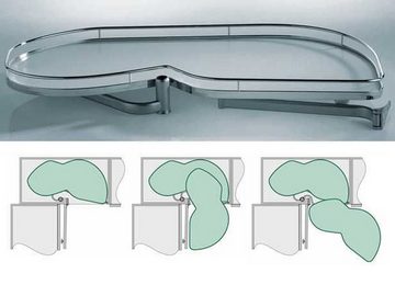 SO-TECH® Türdämpfer Kesseböhmer SoftStopp-Plus-Dämpfer (2er-Set) für LeMans II anthrazit