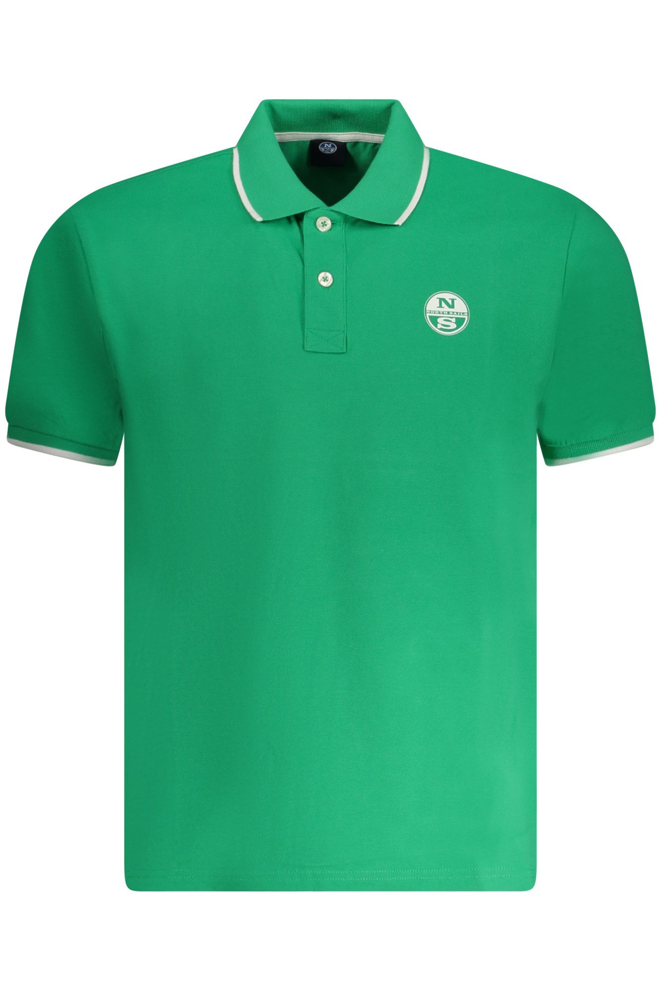 North Sails Poloshirt Grünes Kurzarm-Poloshirt für Herren mit