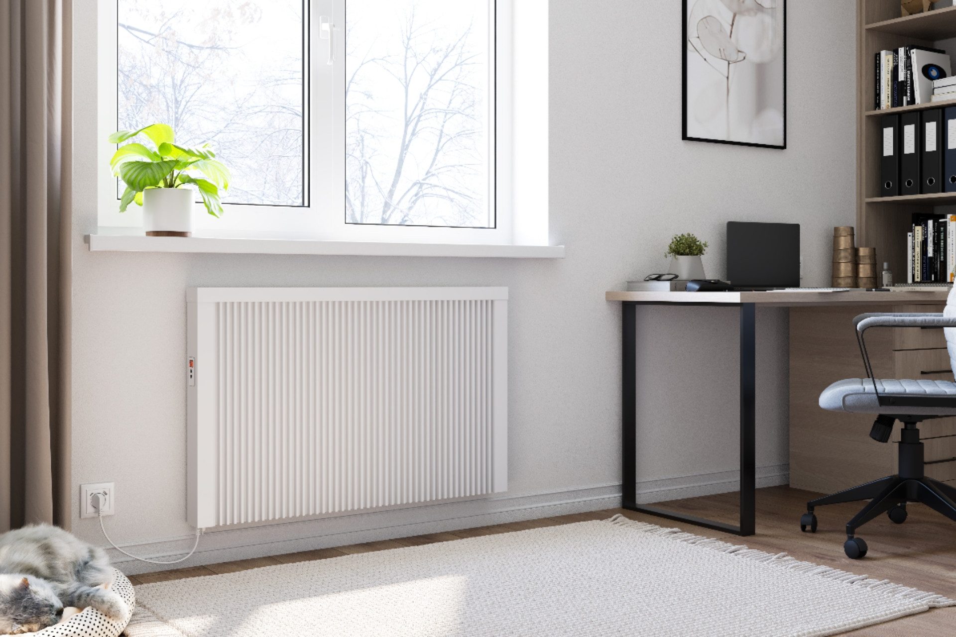 eVARMO Elektro-Heizkörper Flächenspeicherheizung areo direct, moderne Elekt günstig online kaufen