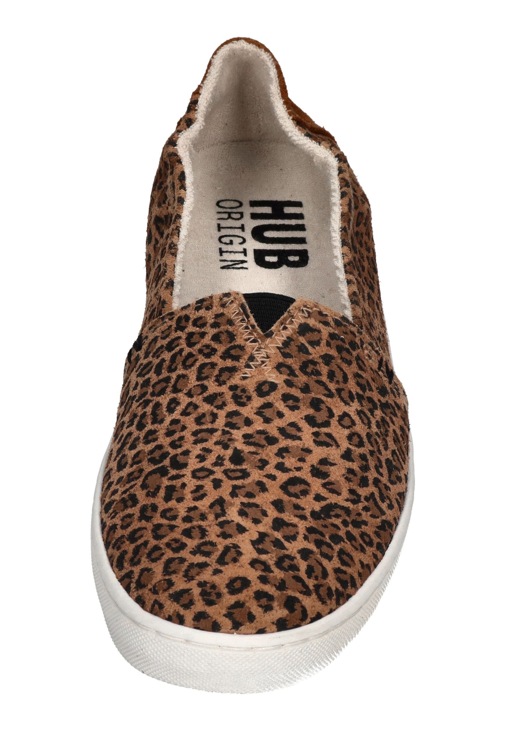 HUB FUJI S40 Slipper Leopard Off White