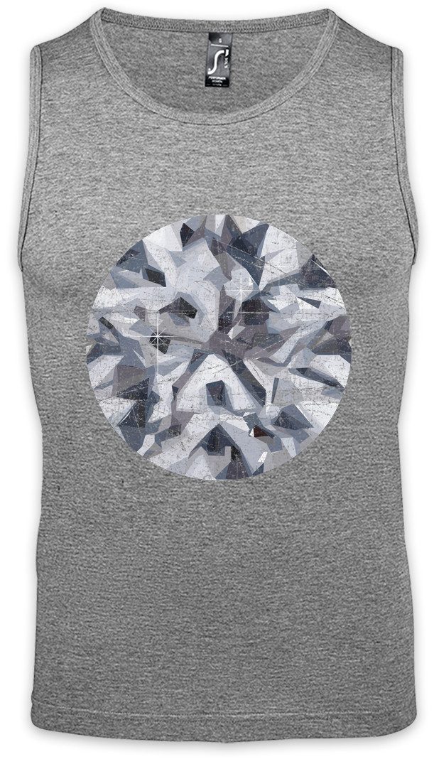 Urban Backwoods Tanktop Diamond V Ärmelloses T-Shirt Diamant Rap Hip Hop Pin Up Rockabella Rich Gangster Rockabilly Pin-Up
