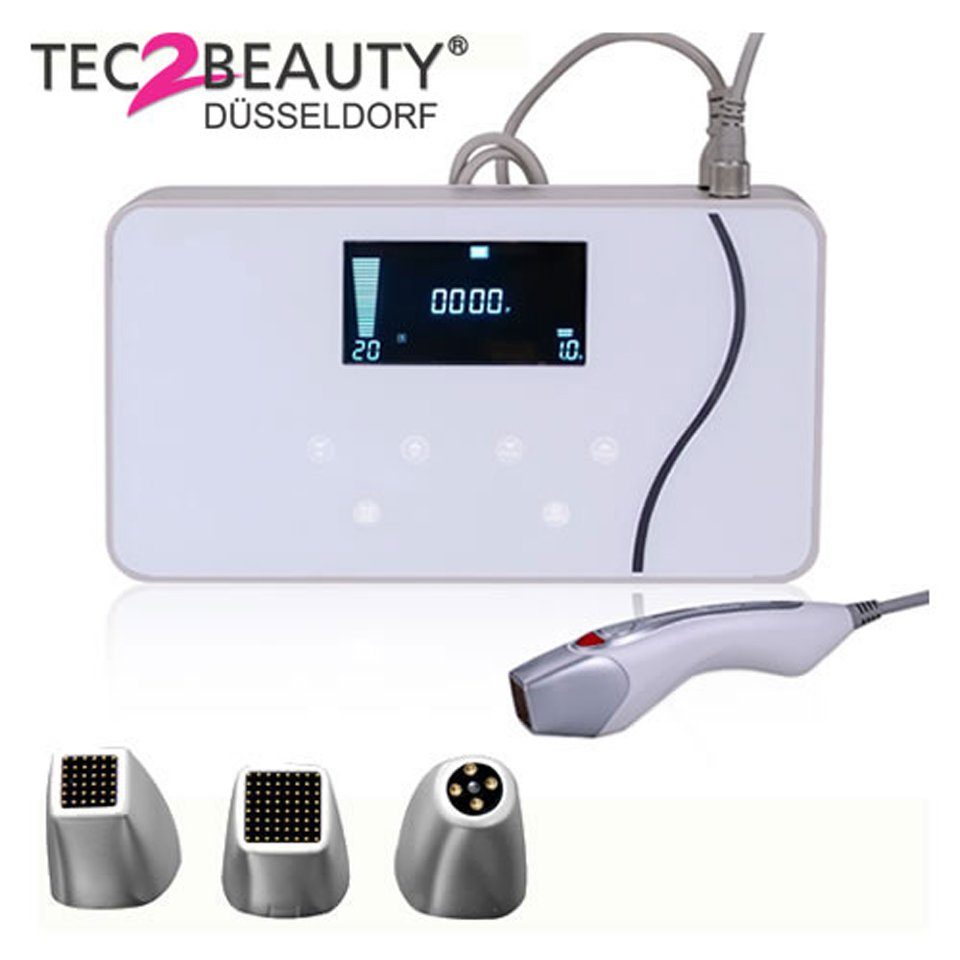 Tec2Beauty Beauty-Multigerät Kosmetik Anti Falten Radiofrequenz Fraktional, 3-tlg.