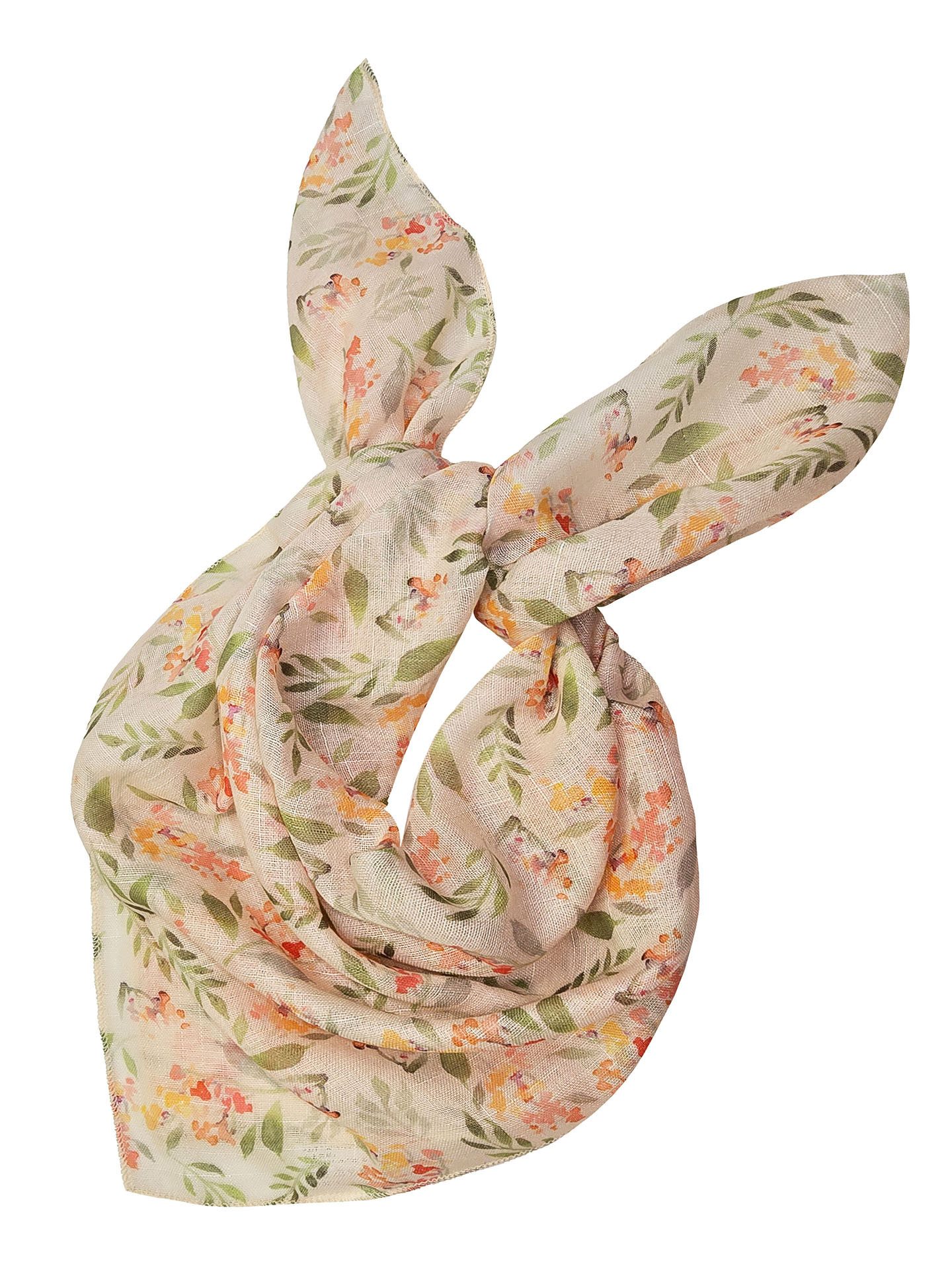 Moschen-Bayern Nickituch Halstuch Damen klein Nickituch Sommer Baumwolle Gelb Apricot