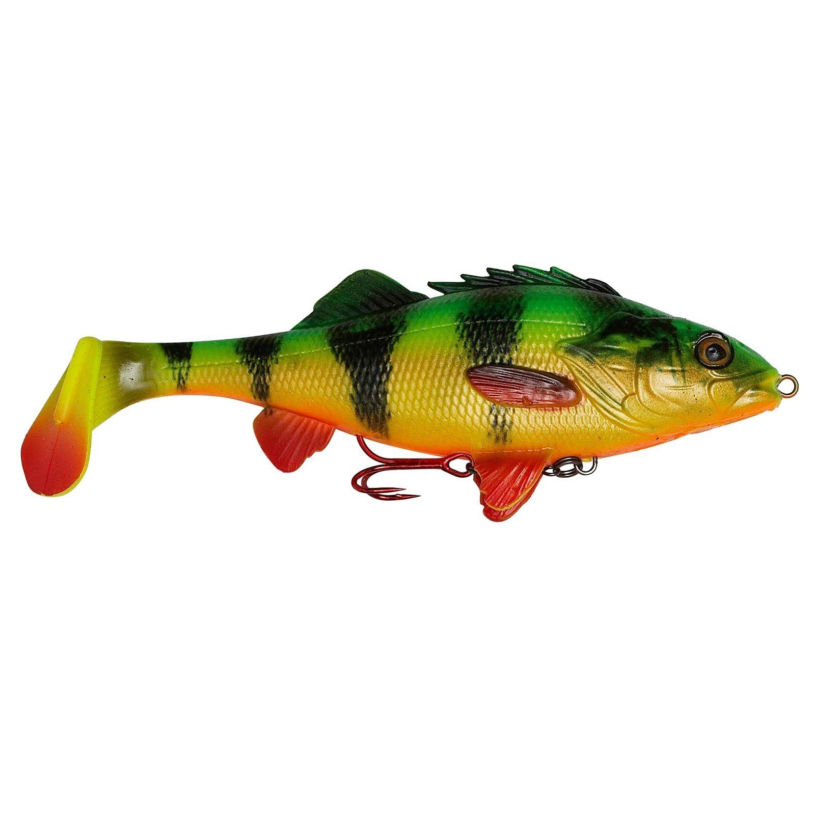 Savage Gear Kunstköder, Savage Gear 4D Perch Shad 12,5cm SS Firetiger Kunstköder