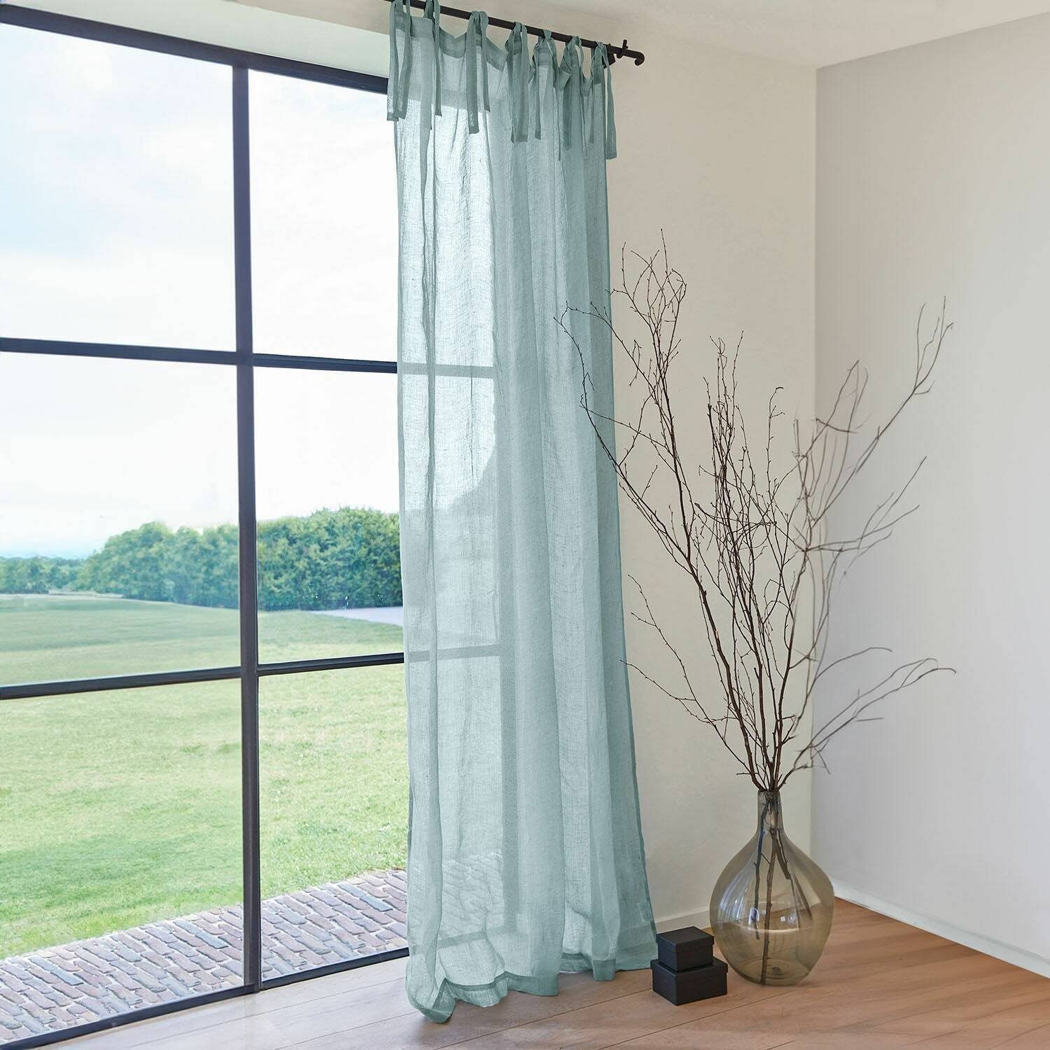 Mirabeau Vorhang Gardine Gryphia blau günstig online kaufen