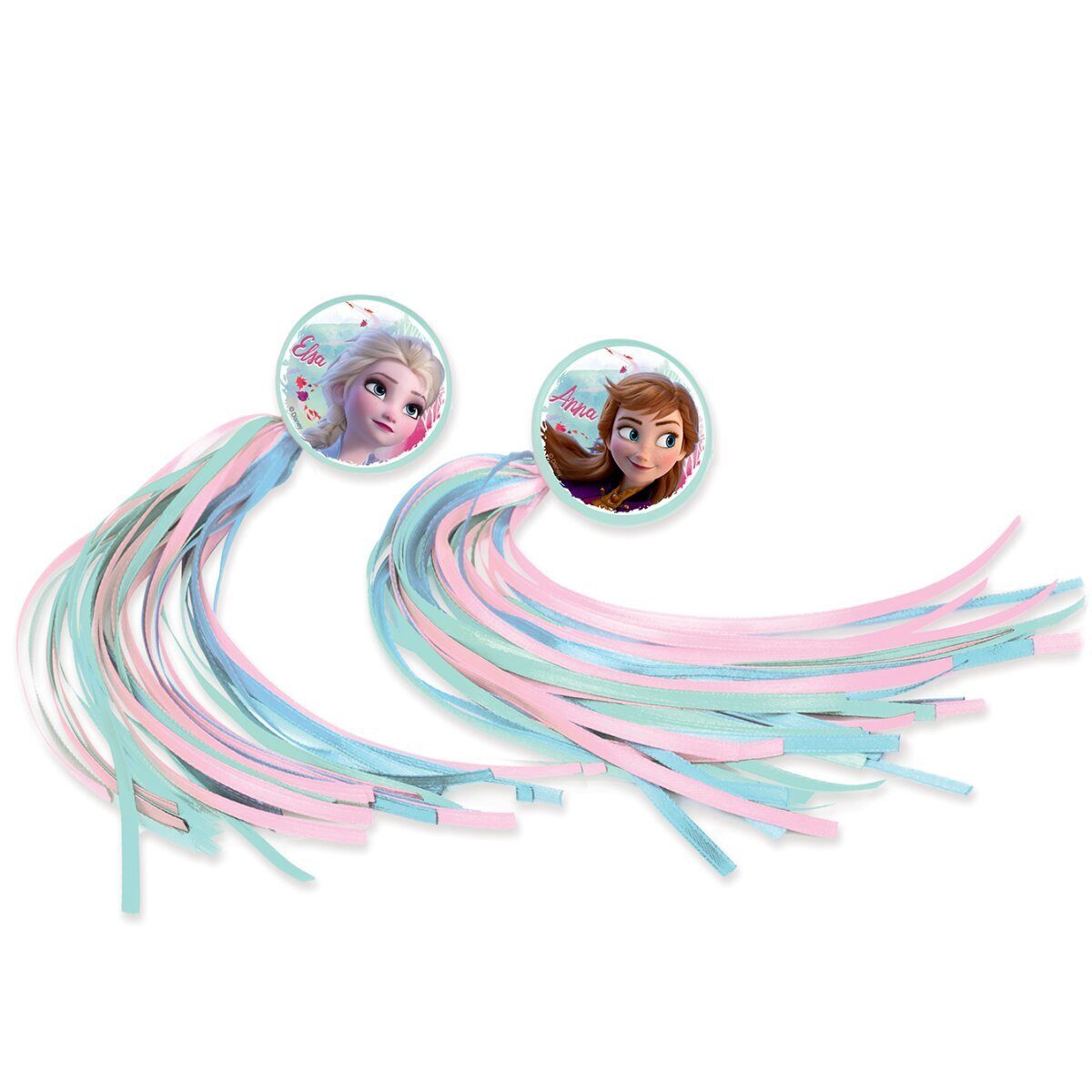Disney Fahrradlenker Frozen 2 Fahrradstreamer – Lenkerbänder für Kinder, 21 cm