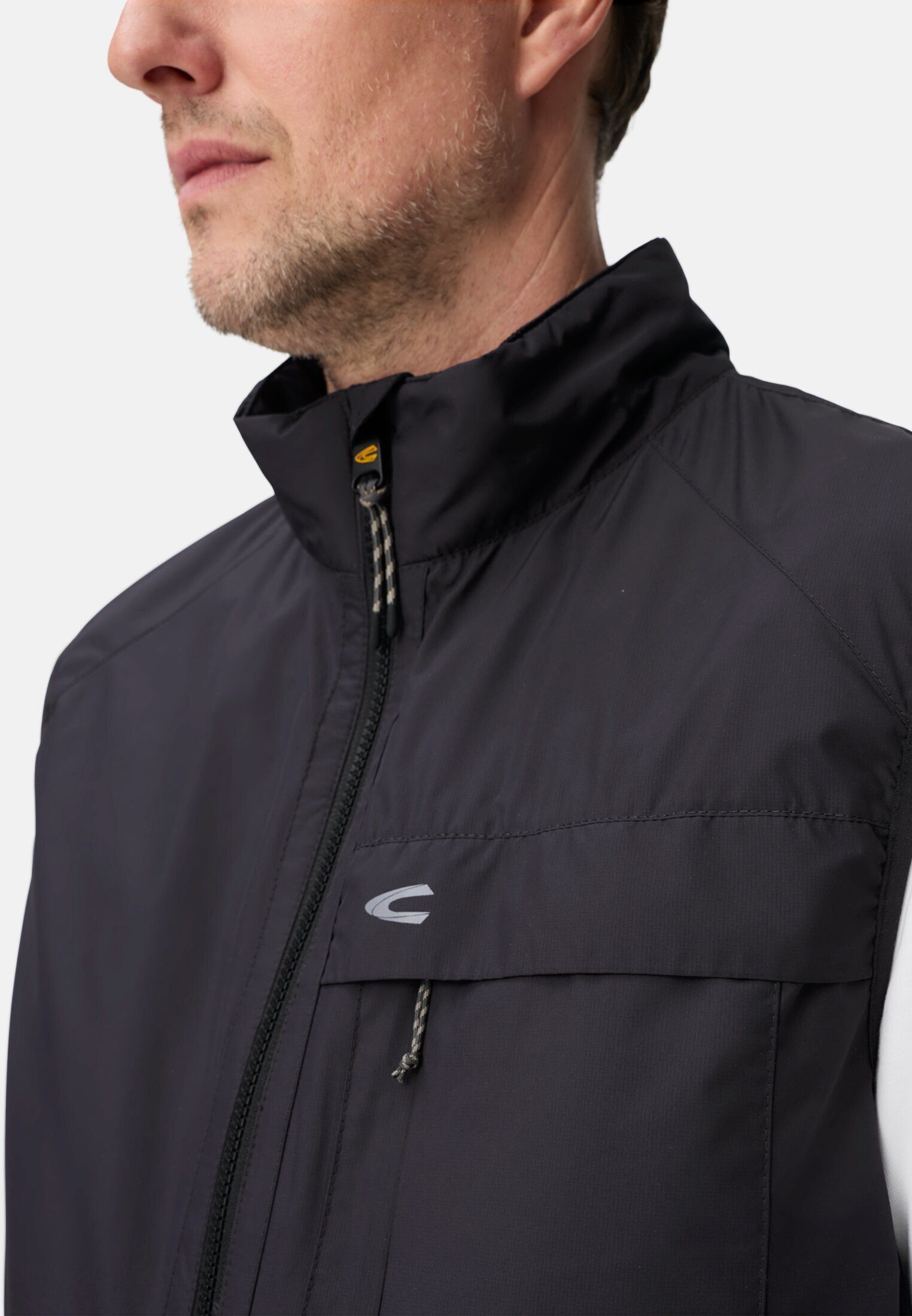 camel active Funktionsweste Outdoor Weste aus wasserabweisendem Material Weste_Outdoor-Weste