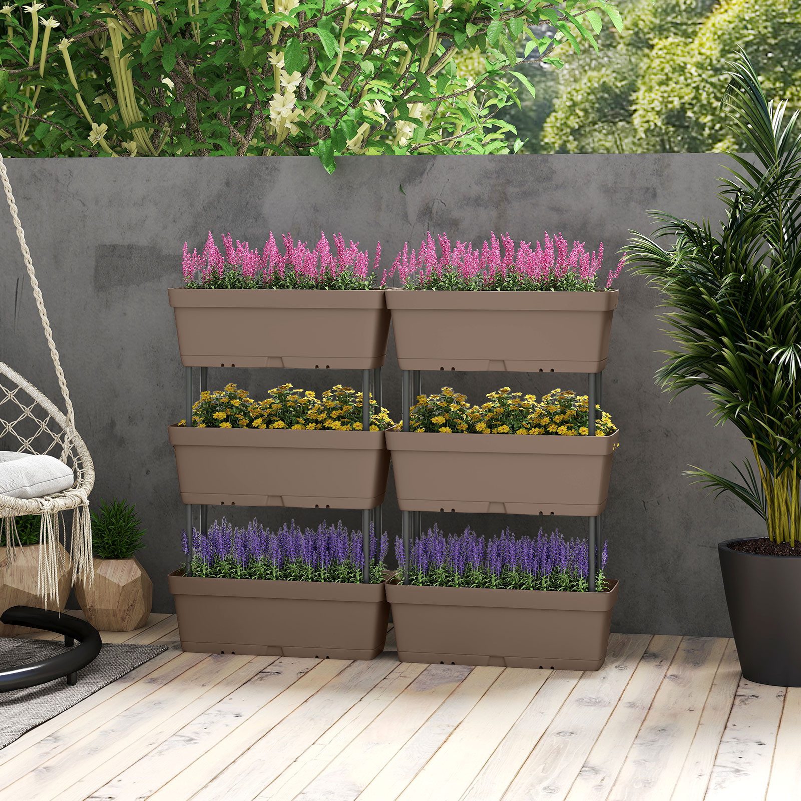 COSTWAY Blumenkasten