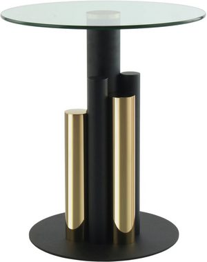 Kayoom Beistelltisch Beistelltisch Ontario 225, Modernes Design, zweifarbiges Säulengestell, Eyecatcher Element