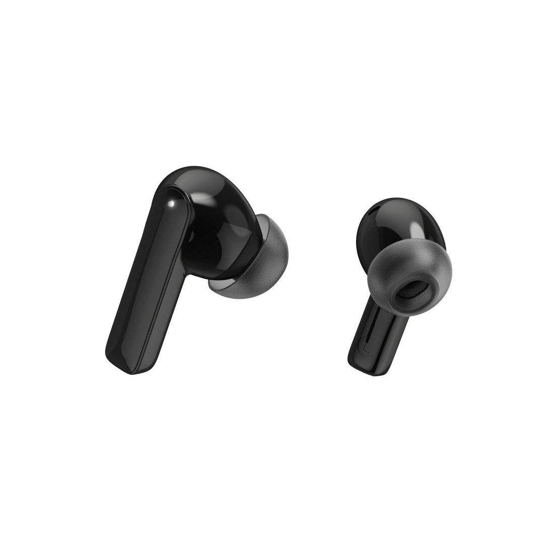 Hama Bluetooth Kopfhörer (TWS, Headphones, kabellos, In-Ear, ANC, ENC, App) wireless In-Ear-Kopfhörer (Active Noise Cancelling (ANC), Gestenkontrolle, Noise-Reduction, Sprachsteuerung, True Wireless, Google Assistant, Siri, Fast Charge, Mikrofon, LED-Akku-Anzeige, App-Steuerung, Touch Control)