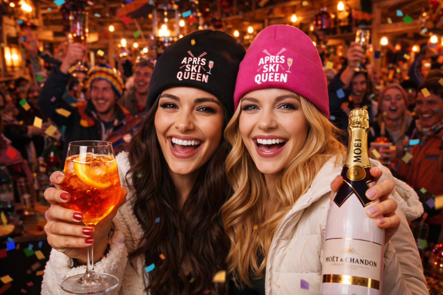 Deggelbam Skimütze Après Ski ApresSki Mützen für Skipiste (Hingucker auf jeder Piste, ob auf Ski oder Snowboard) Eyecatcher auf Jeder Hüttenparty Apres Ski Hütte