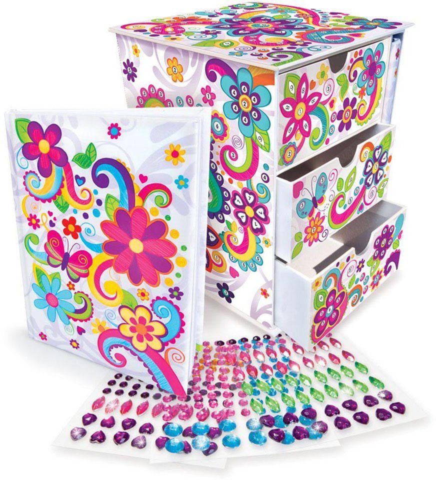 Sticky Mosaics Kreativset Schmuckkästchen mit Notizbuch