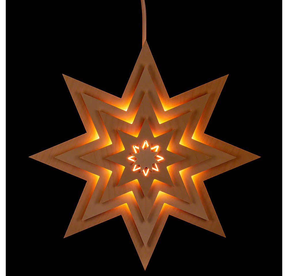 Kunstgewebe Taulin Schwibbogen Fensterbild Stern (30cm) von Kunstgewerbe Taulin