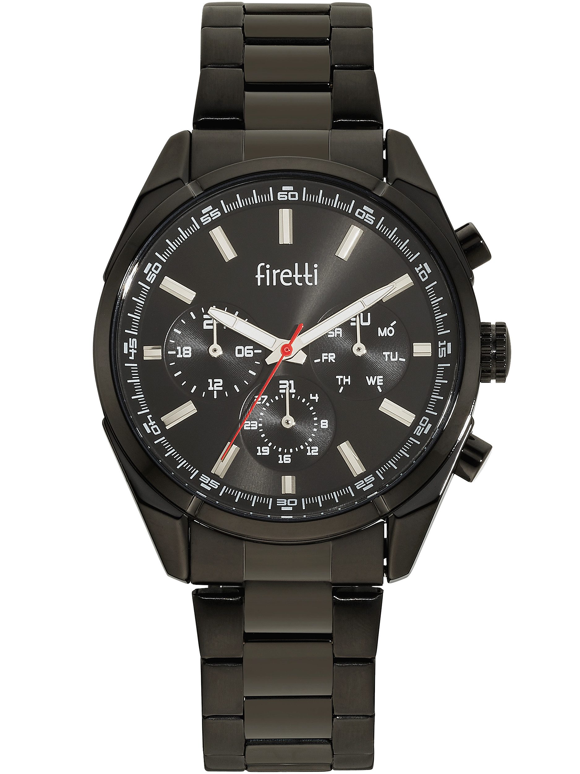 Firetti Multifunktionsuhr modern precision, Quarzuhr, Armbanduhr, Herrenuhr, Edelstahlarmband, analog, Tag