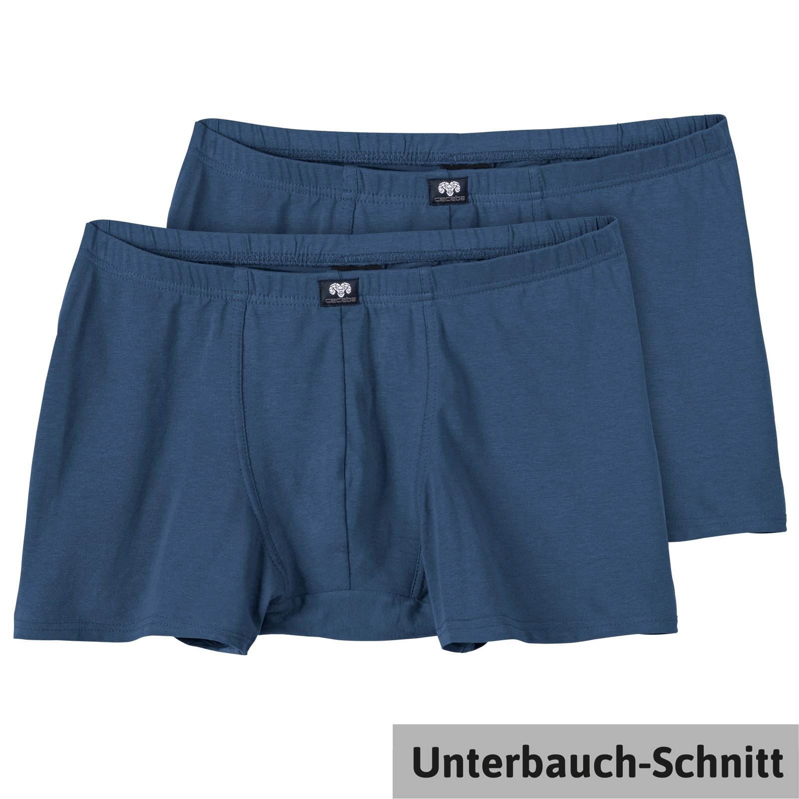 CECEBA Retro Pants Ceceba 2er-Pack Unterbauch-Stretch-Pants XXL blau (Packung, 2-St., 2er-Pack)