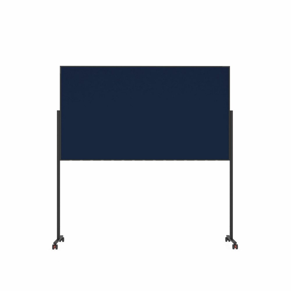 magnetoplan® Anzeigetafel Design-Moderationstafel für Präsentationen - 100x180cm - Dunkelblau (1-St)