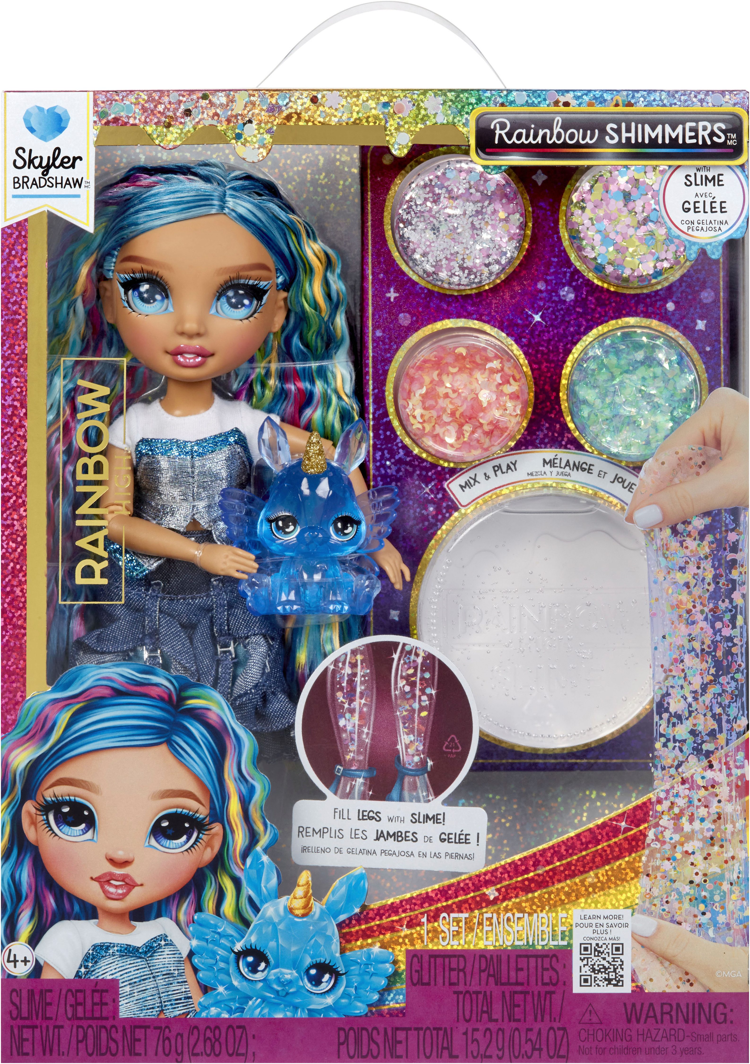 Rainbow High Anziehpuppe Rainbow Shimmers with Slime Fashion Doll, Skyler ( günstig online kaufen