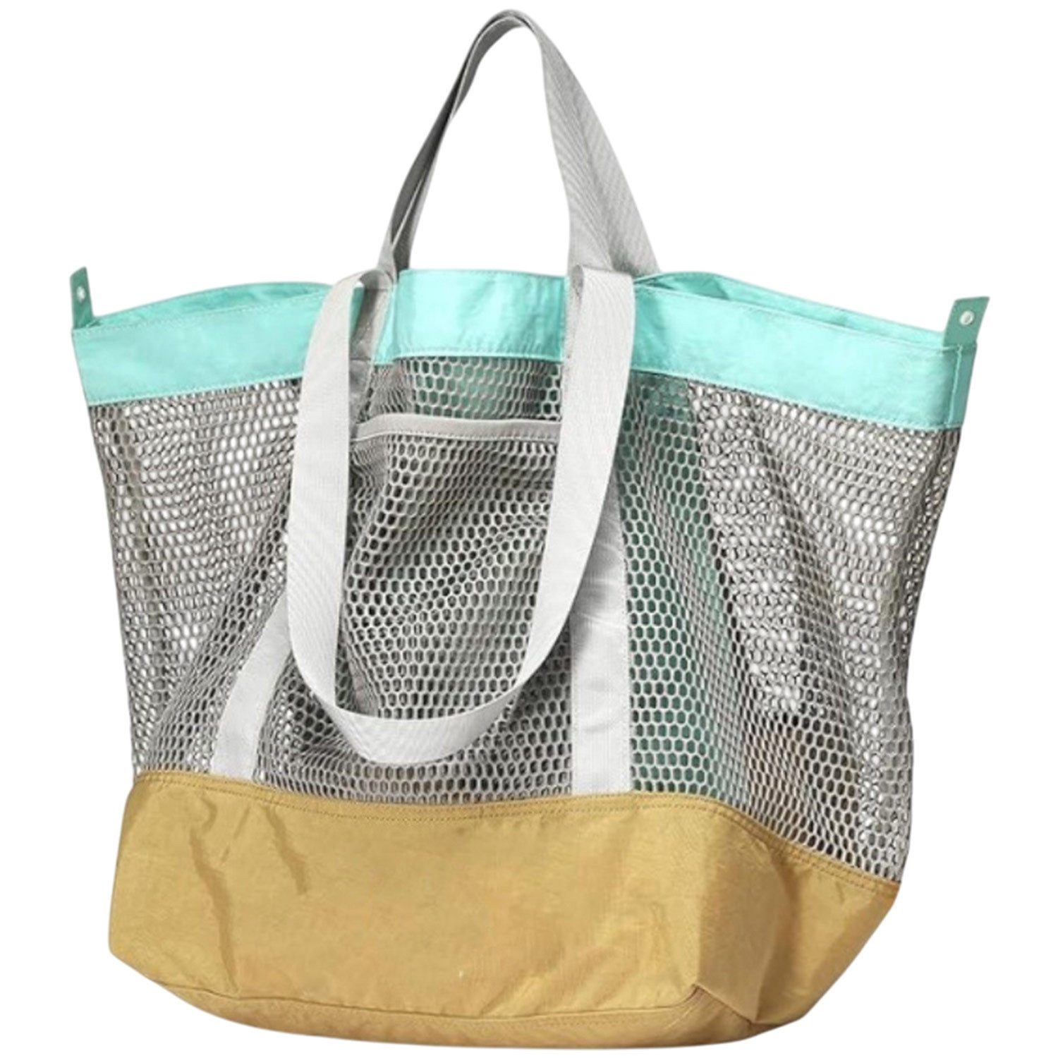 Refttenw Strandtasche Strand-Tragetasche,Mesh Strandtasche,Tote Bag,26*15in günstig online kaufen