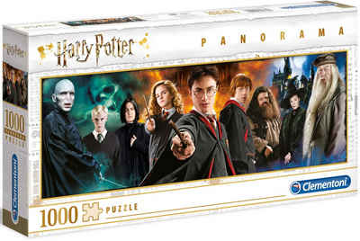 Clementoni® Puzzle Panorama, Harry Potter, 1000 Puzzleteile, Made in Europe, FSC® - schützt Wald - weltweit