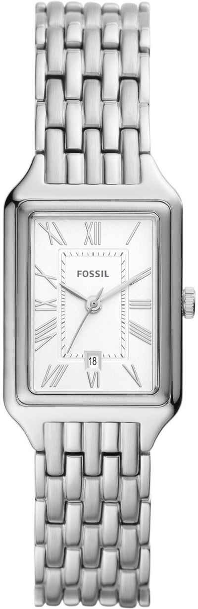 Fossil Quarzuhr RAQUEL, ES5221, Armbanduhr, Damenuhr, analog