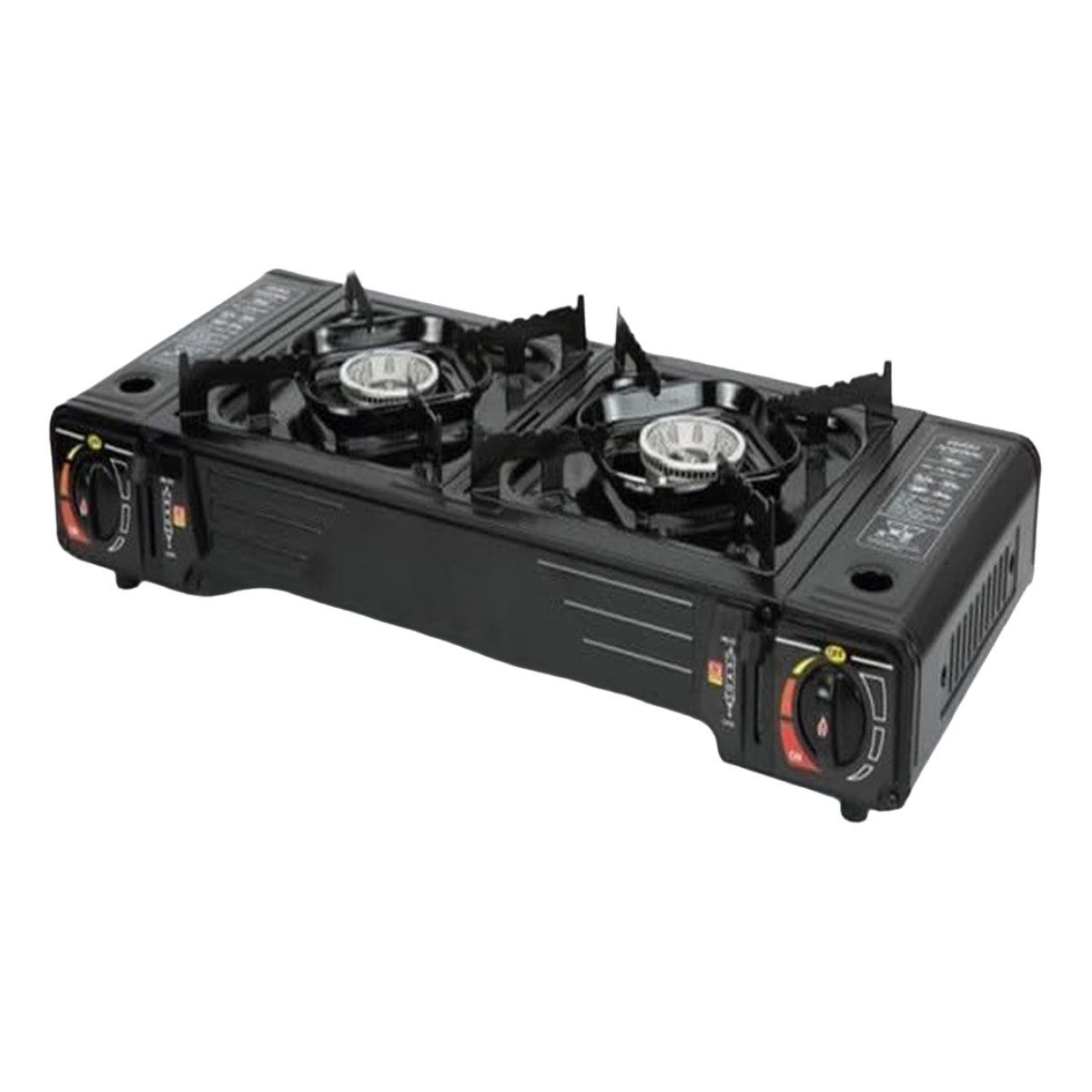 Rsonic Gaskocher Doppel Kartuschenkocher 2 flammig Camping Gas Kocher Outdoor Campingko
