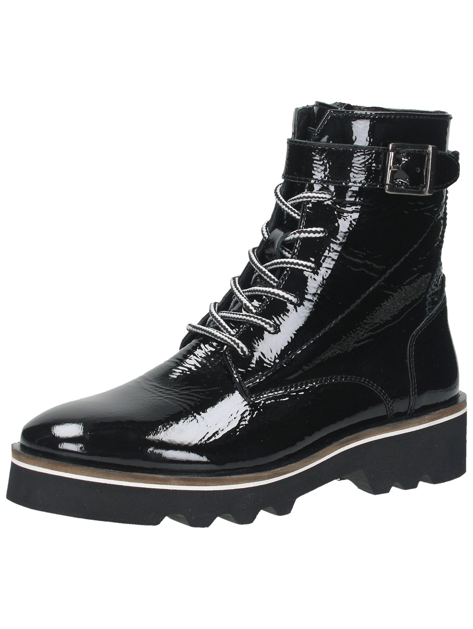 Sansibar Stiefelette Leder . Schnürstiefelette