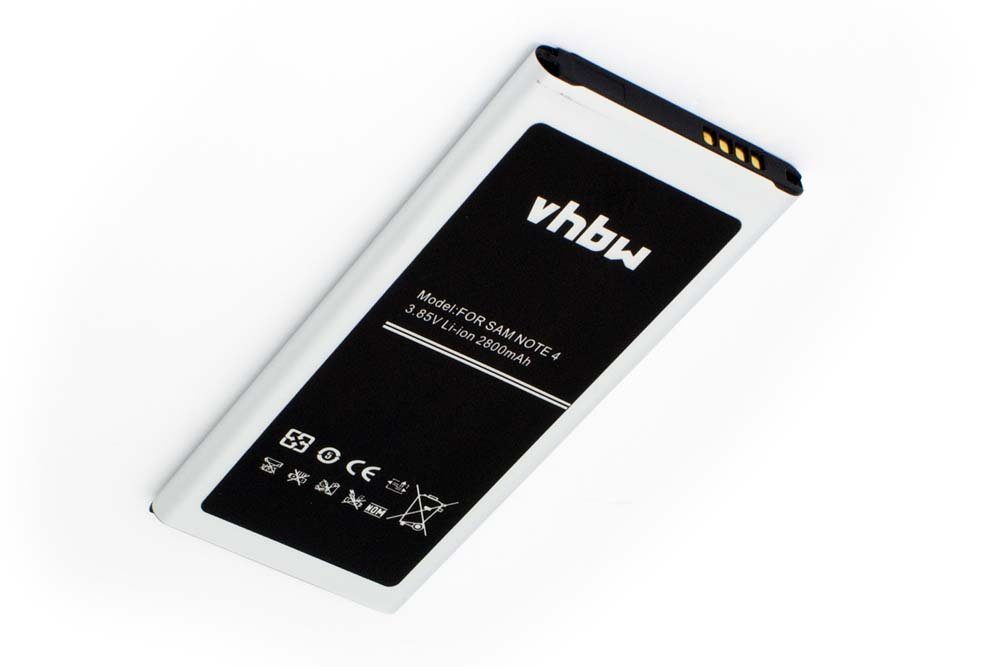 vhbw passend für Samsung Galaxy SM-N910R4, SM-N910S, SM-N910T, SM-N910U, Handy-Akku 2800 mAh