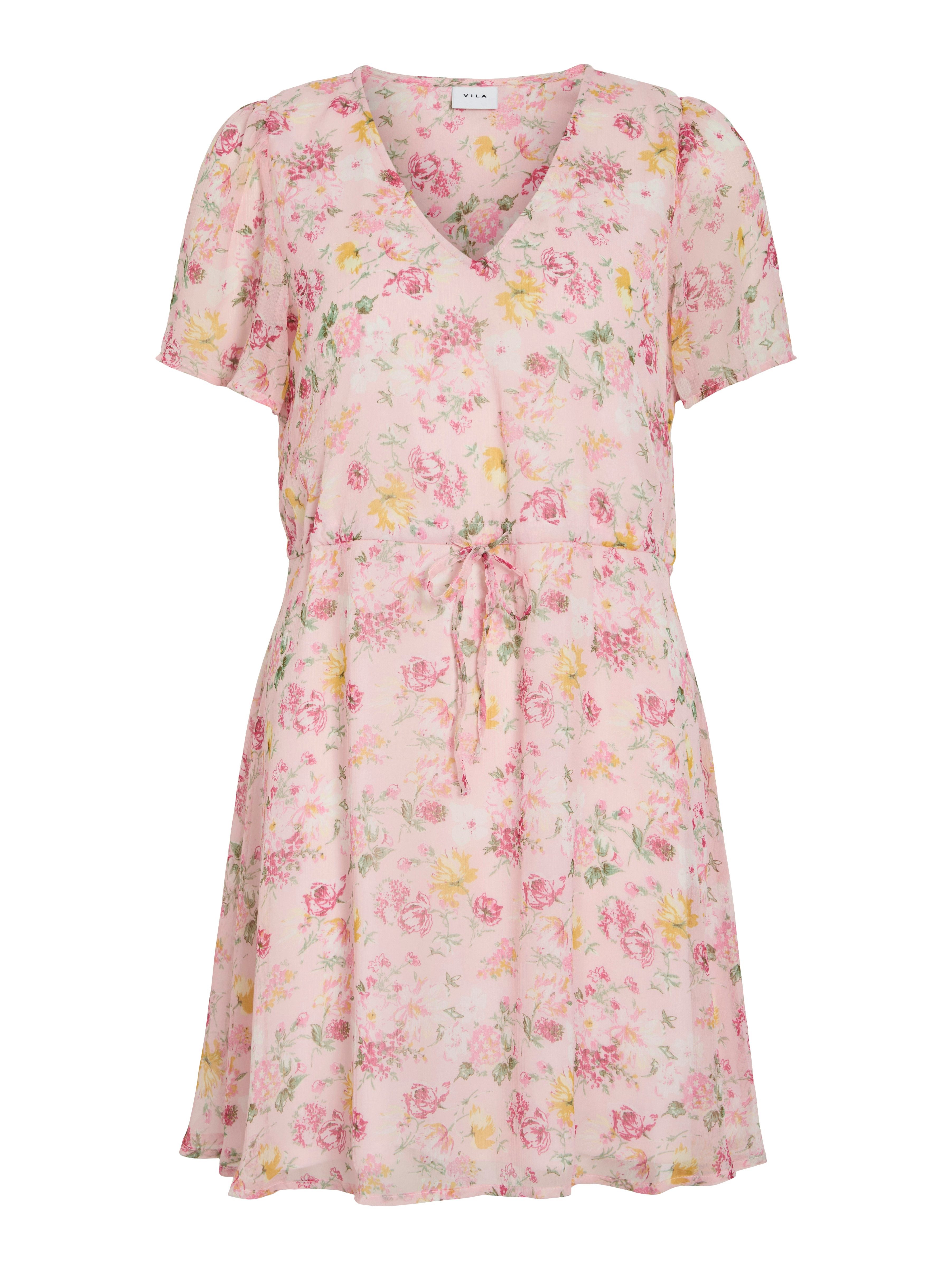 Minikleid VIFALIA V-NECK S/S SHORT DRESS- NOOS