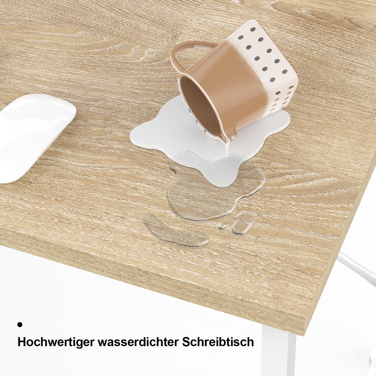 HOMALL Eckschreibtisch 100/120L Form mit Ablagefächern, 2 Tier DIY Lagerregalen Computertisch, Schreibtisch,PC Tisch,Heimbüro
