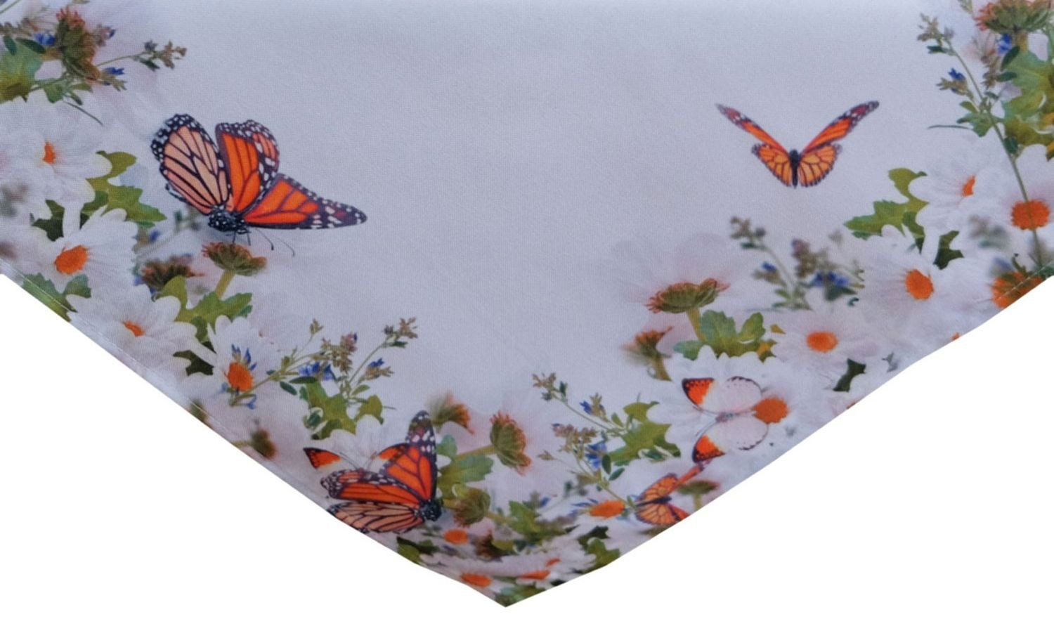 texpot Tischdecke Druck Blumen Schmetterlinge Frühling Tischläufer (1-tlg) günstig online kaufen
