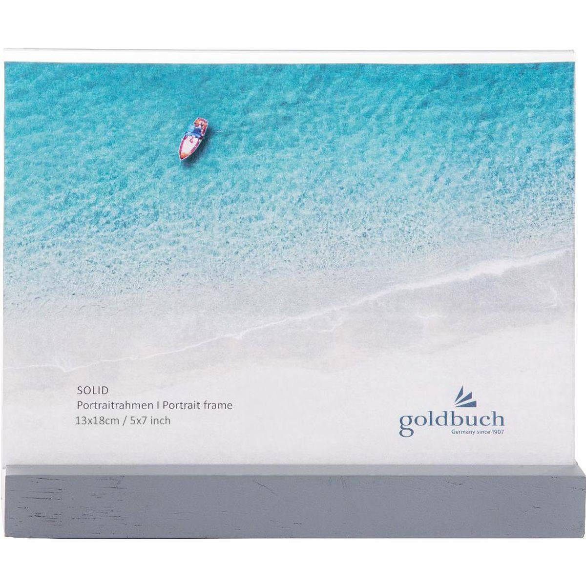 Goldbuch Bilderrahmen 950033 Solid 13x18cm grau