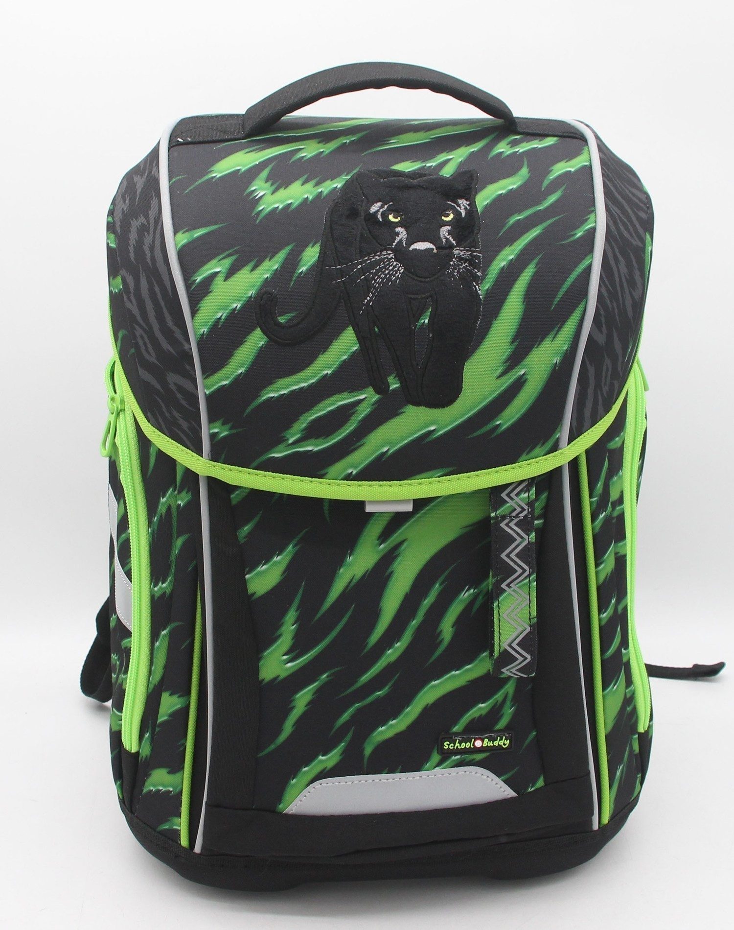 Nici Schulranzen School-Buddy Schulranzen-Set 4-teilig Panther