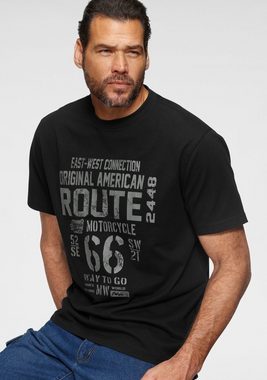 Man's World T-Shirt Großer Print