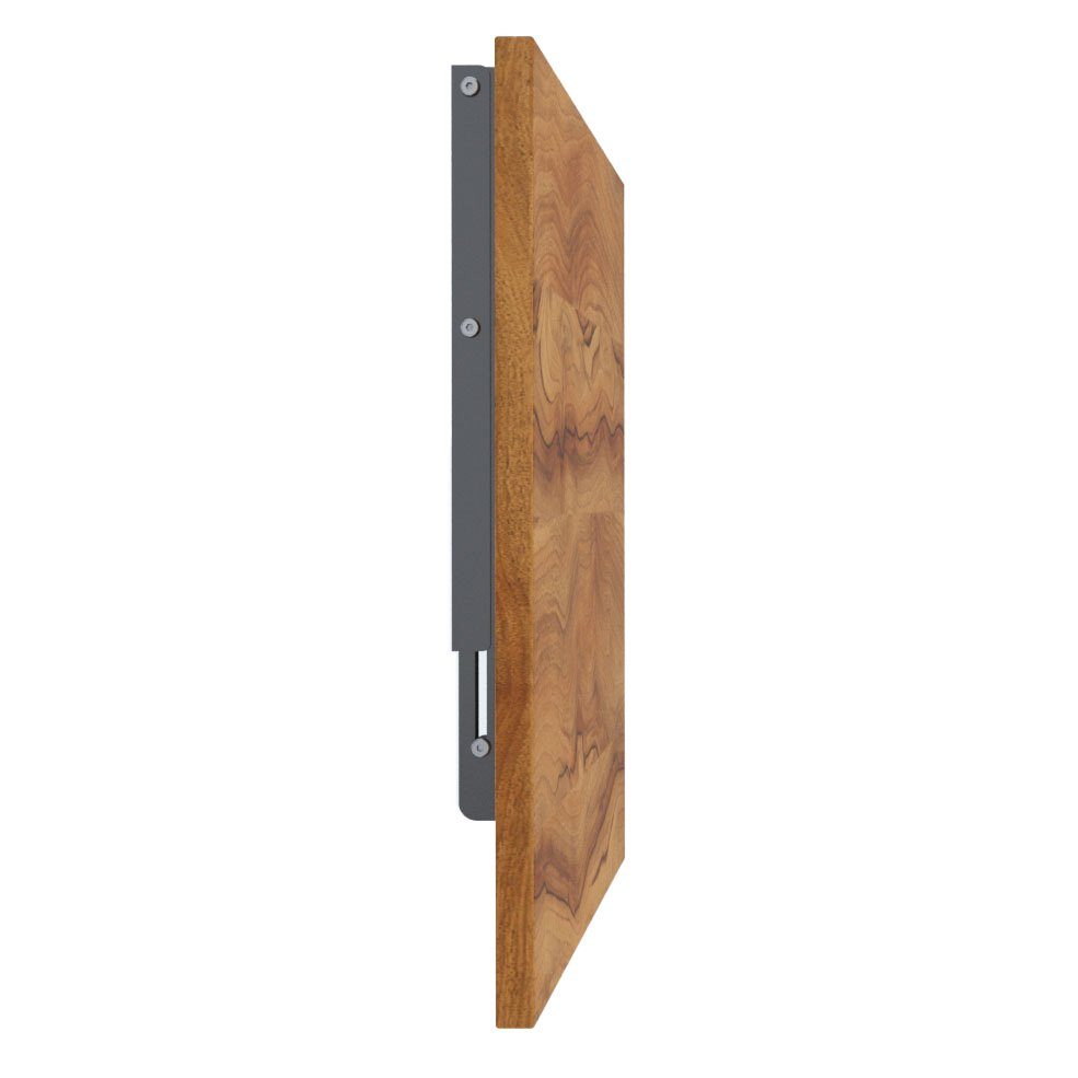 2mm Klapptisch, Nussbaum Wandtisch Wandklapptisch Marino AKKE Küchentisch Hängetisch Schreibtisch PVC