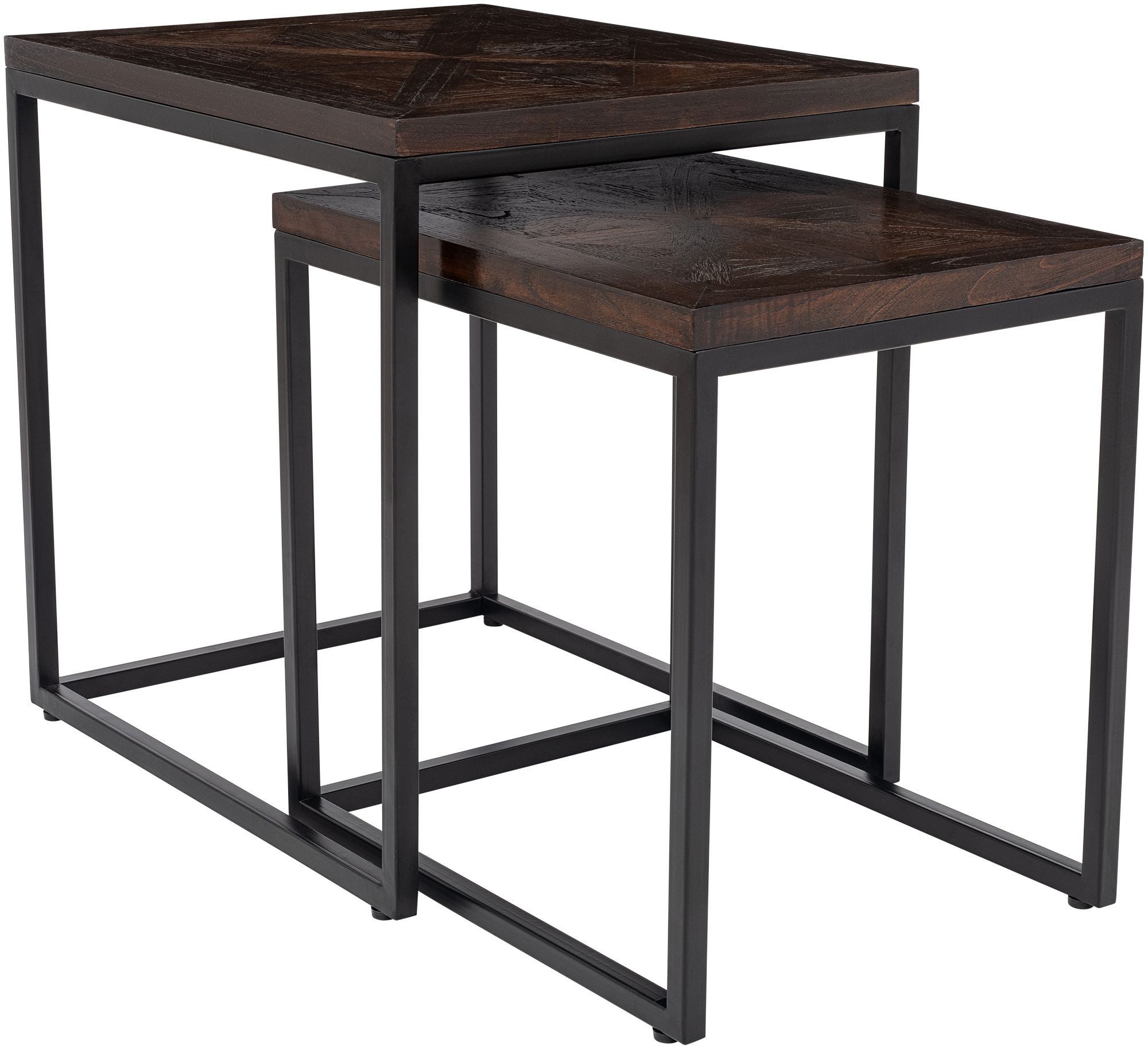 furnicato Beistelltisch Beistelltische Talero 47x48x38 cm braun (1-St)