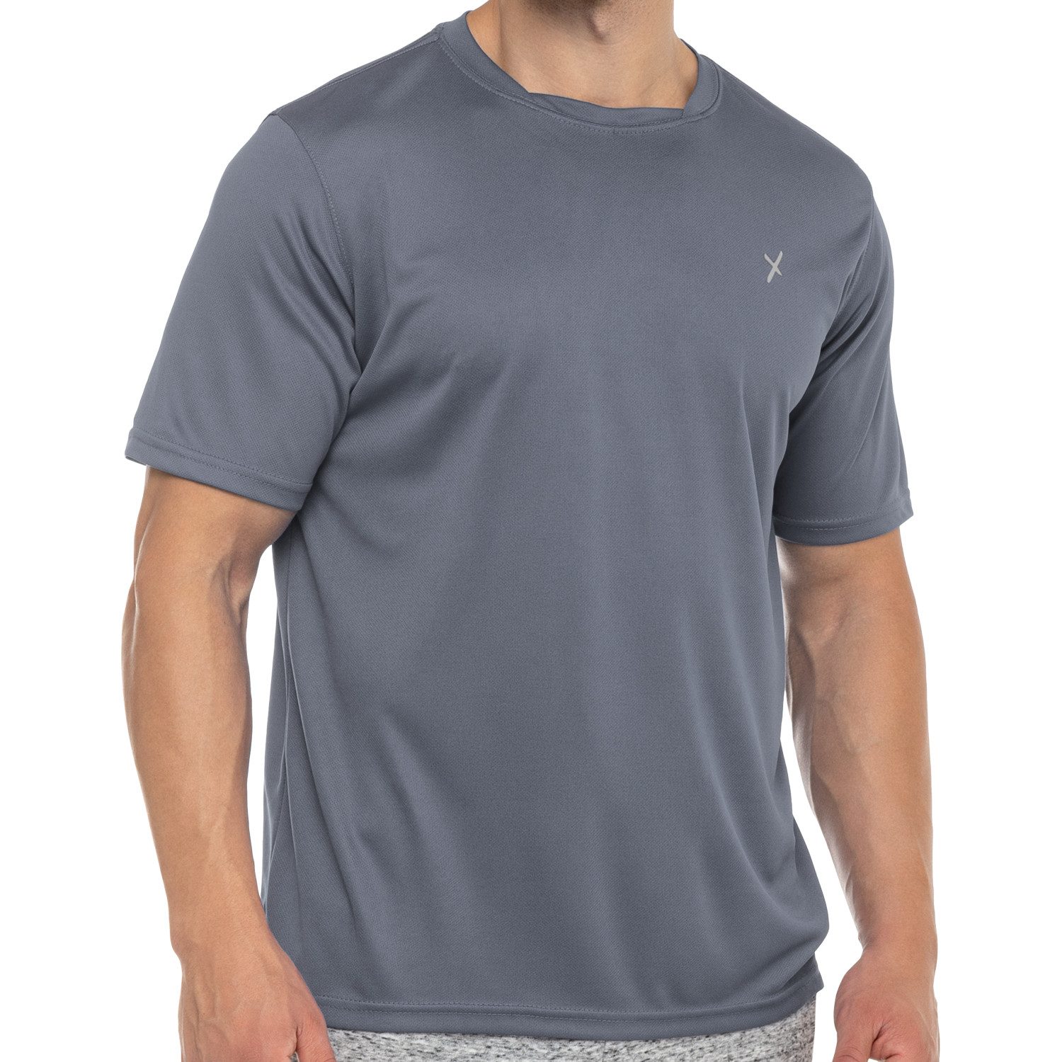 CFLEX Trainingsshirt Herren Sport Shirt Fitness T-Shirt piqué Sportswear Co günstig online kaufen
