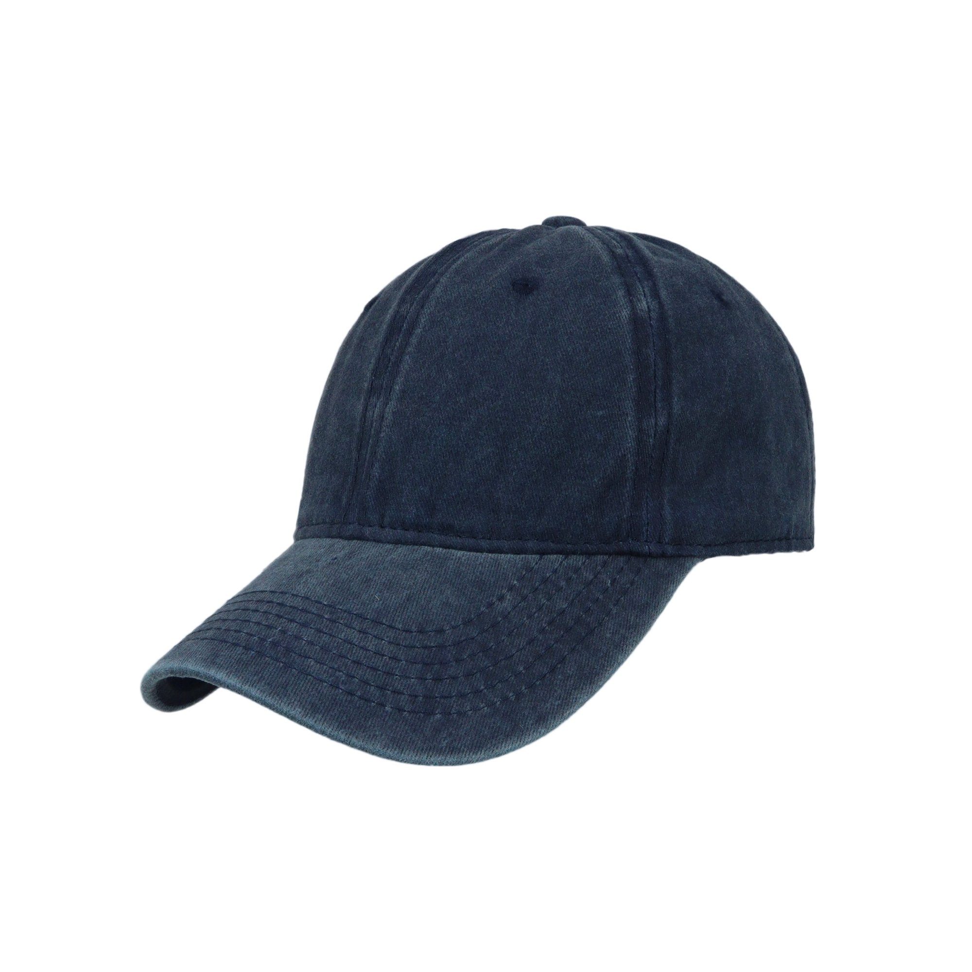 ZEBRO Baseball Cap Base Cap mit Belüftungslöcher königsblau