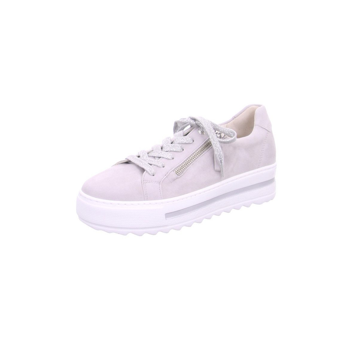 Freizeit Schnürer für Damen in grau Sneaker