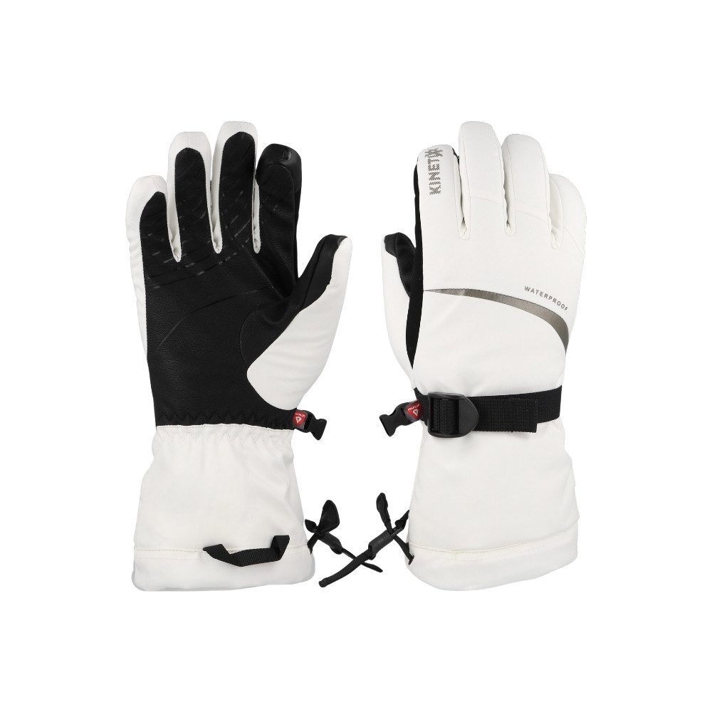 Kinetixx Skihandschuhe Warmer Damen-Skihandschuh Arven, KinetiXx (in schwarz und weiß) Kälteschutz, Touchscreen kompatibel, Hoher Tragekomfort