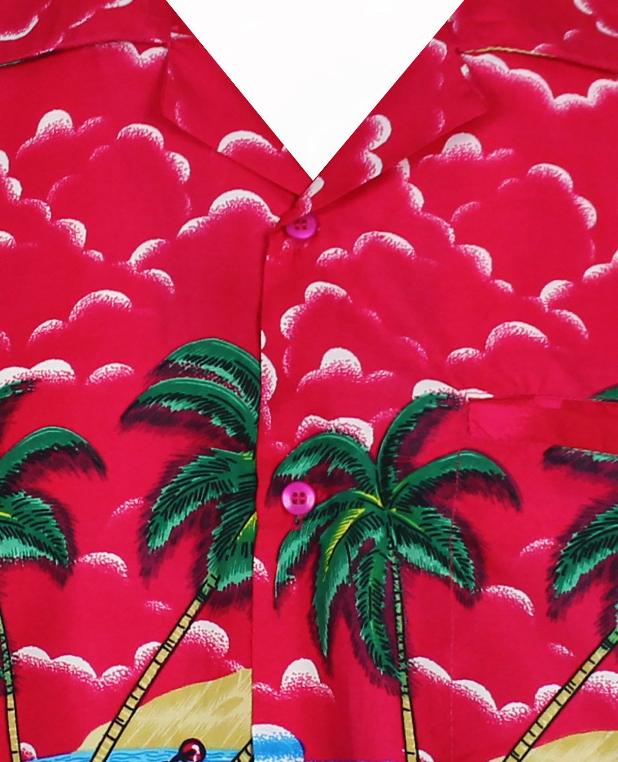 King Kameha Hawaiihemd Bike Funky Hawaii-Hemd Herren Kurzarm Front-Tasche S günstig online kaufen