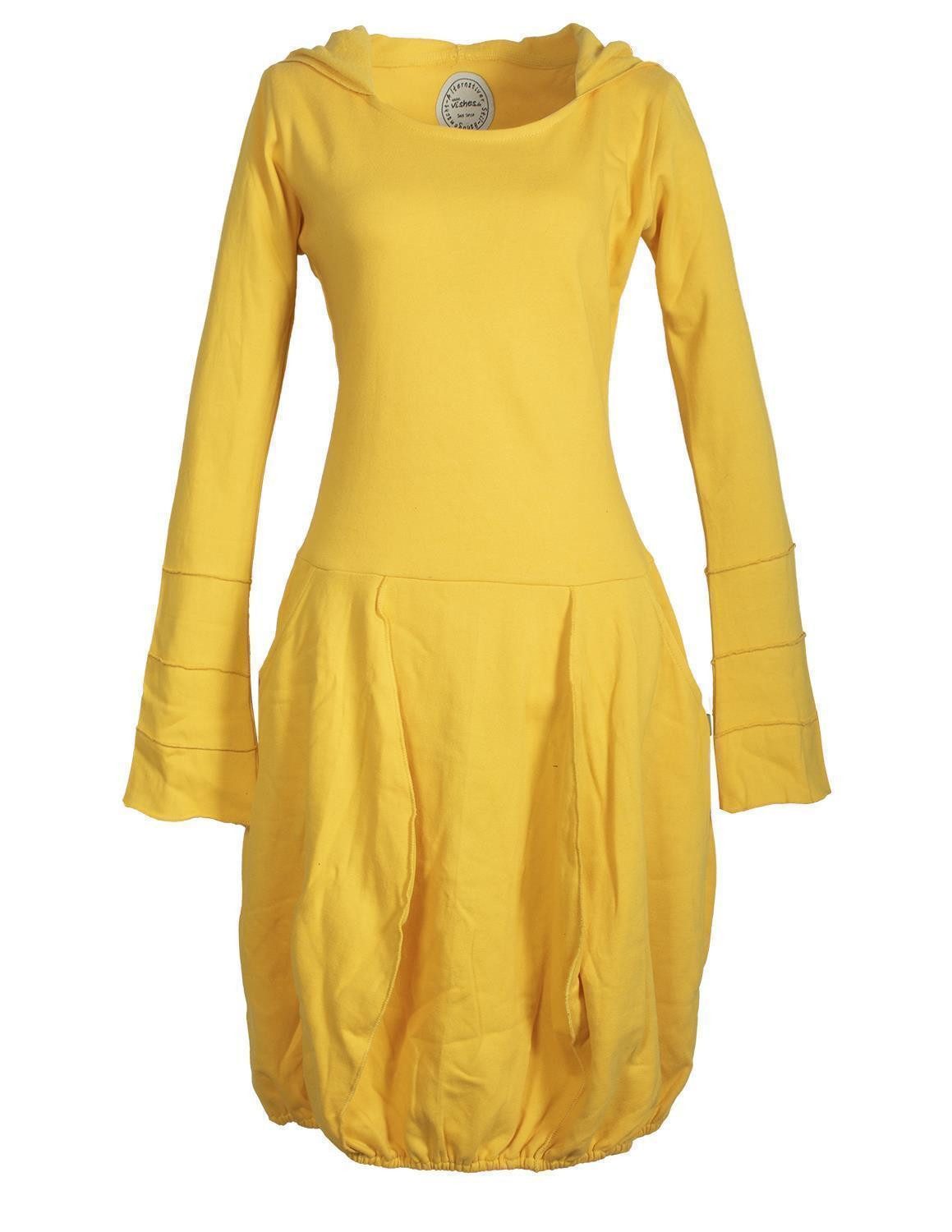 Vishes Midikleid Warmes Langarm Kleid ballonförmig günstig online kaufen